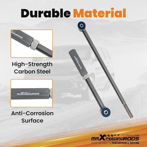 maXpeedingrods Adjustable 0-6" Lifted Rear Track Bar for Toyota 4Runner 2003-2023, for Toyota FJ Cruiser 2007-2014, for Lexus GX460/GX470 2003-2023 in Kuwait