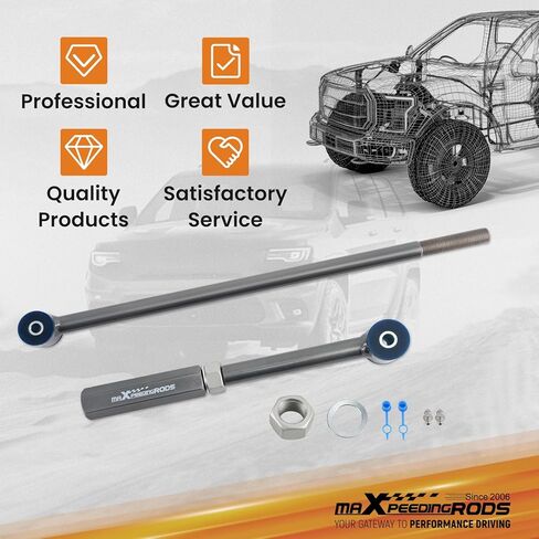 maXpeedingrods Adjustable 0-6" Lifted Rear Track Bar for Toyota 4Runner 2003-2023, for Toyota FJ Cruiser 2007-2014, for Lexus GX460/GX470 2003-2023 in Kuwait