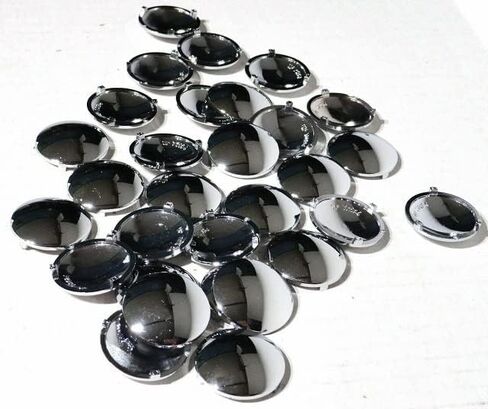 غطاء زر بلاستيكي من الكروم لـ KW (مجموعة من 100 PZ) in Kuwait