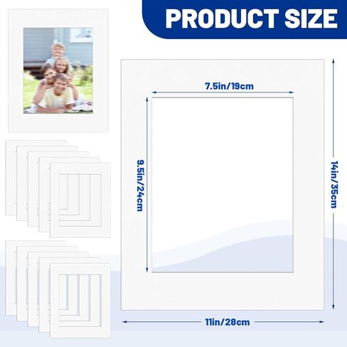 VOKOY 30 Pack 5x7 Black Picture Mats for 4x6 Pictures, Frame Mattes Display Photo Paper Frame Mat with White Core Bevel Cut for Photos Paintings Prints Posters Artworks in Saudi Arabia