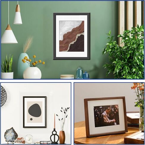 VOKOY 30 Pack 5x7 Black Picture Mats for 4x6 Pictures, Frame Mattes Display Photo Paper Frame Mat with White Core Bevel Cut for Photos Paintings Prints Posters Artworks in Saudi Arabia