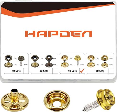 160 pcs snap Buttons,snap Fasteners kit 15mm Stainless Steel Snaps Marine Grade Boat Canvas Snaps,3/8" Socket Metal Snaps for Clothing Leather Boat Cover Fabric (Regular) in Saudi Arabia