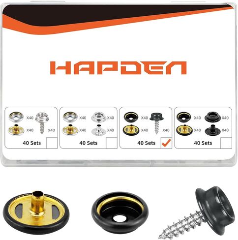 160 pcs snap Buttons,snap Fasteners kit 15mm Stainless Steel Snaps Marine Grade Boat Canvas Snaps,3/8" Socket Metal Snaps for Clothing Leather Boat Cover Fabric (Regular) in Saudi Arabia
