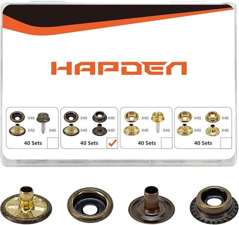 160 pcs snap Buttons,snap Fasteners kit 15mm Stainless Steel Snaps Marine Grade Boat Canvas Snaps,3/8" Socket Metal Snaps for Clothing Leather Boat Cover Fabric (Regular) in Saudi Arabia