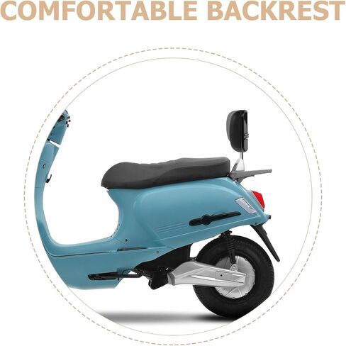 VANZACK Bike Backrest Cushion - Safety Rear Rest Support for Electric Bicycle Seat, Detachable Back Cushion Attachment for Adult Riders in Kuwait