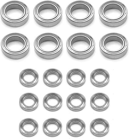 Compatible with Wltoys 144001 144002 124016 124017 124018 124019 RC Car Spare Parts Upgrade Accessories 20Pcs Ball Bearing Set RC Assortment in Kuwait