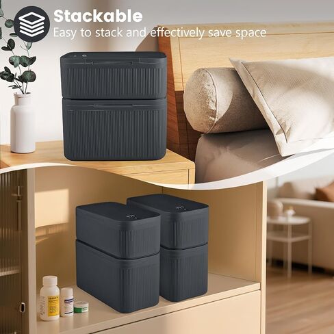 Medicine Lock Box with Code,Taller Size Small Lock Box with Combination Code for Medication Safe,Lock Box for Pills/First Aid Kits/Snack/Ipad Mini,Locked Container for Home/Office 9.4X5.5X5.7inch Gray in Saudi Arabia