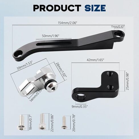 حامل كابل LSA Billet Throttle متوافق مع كابل Lokar Throttle in Kuwait