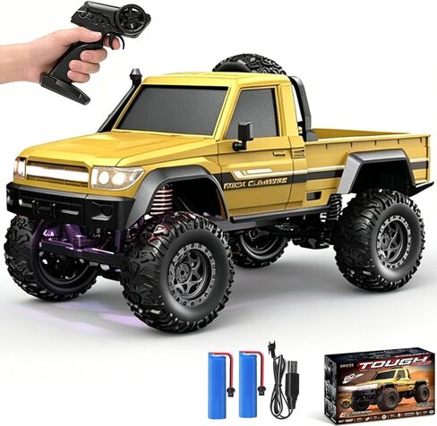 1:20 مقياس RC الزاحف RTR RC شاحنة الصخور 4x4 2.4 جيجا هرتز هواية الصف التحكم عن بعد نموذج سيارة RC عربات التي تجرها الدواب (01-الأزرق) in Kuwait