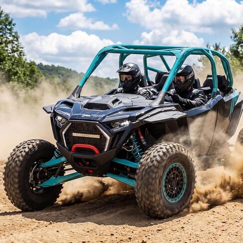 مغرفة غطاء محرك السيارة الأمامي لملحقات Polaris RZR PRO XP/PRO R/S 2025 2026+، غطاء غطاء محرك توربو أمامي رياضي متين مع فتحات شواء in Kuwait