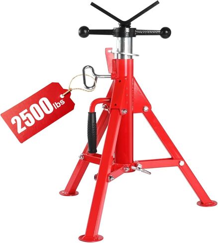 حامل أنبوبي قابل للطي شديد التحمل، حامل رافعة بسعة 2500 رطل، دعم أنبوب قابل للتعديل 20-37 بوصة in Kuwait