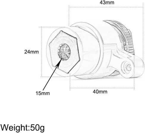 ذراع توفير المؤازرة من الألومنيوم 15T لجزء ترقية ARRMA 1/5 Kraton 8S BLX Outcast 8S BLX، استبدال ARA340166، ARA340168، ARA340165 (أحمر) in Kuwait