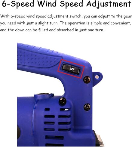 Electric Down Filling Machine, 1200W Down Filling Machine, Dual-Purpose Filling and Suction, with Foot Control Switch, for Filling and Refurbishing Down Jackets and Duvets in Kuwait
