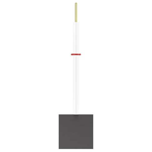 قطب صفائح الجرافيت من stonylab، نقاء 99.95% 0.59 × 0.59 × 0.12 في كاثود الجرافيت مع قضيب نحاسي للمختبر الكهروكيميائي in Kuwait