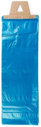 ClearBags LDPE Newspaper Bags, 7.5x21, Blue, 100 Pack, Plastic Poly Bags for Newspapers, Packaging Sleeves for Flyers Catalogs, Perforated Tear Off, Protect Against Weather Bugs, .8 Mil, NPB3BL in Kuwait