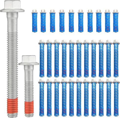 Engine Cylinder Head Bolt Kit - Compatible with Chevy Silverado 2500, Avalanche, Camaro, GMC Sierra, Cadillac Escalade & More - Replaces ES72390, ES72220 in Kuwait