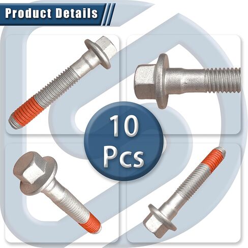 Engine Cylinder Head Bolt Kit - Compatible with Chevy Silverado 2500, Avalanche, Camaro, GMC Sierra, Cadillac Escalade & More - Replaces ES72390, ES72220 in Kuwait
