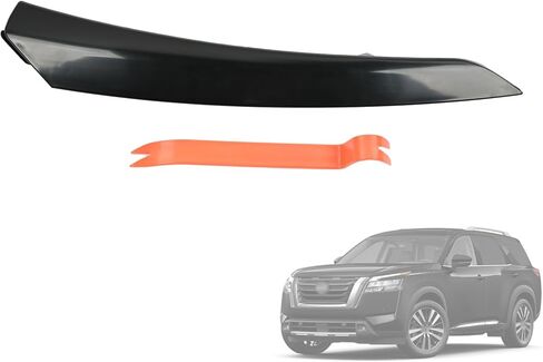 زخرفة المصباح الأمامي لجانب الراكب الأمامي متوافقة مع Nissan Pathfinder 2022 2023 2024 استبدال NI1047112، 191275842751، 623826TA0A، 623826TA1A in Kuwait
