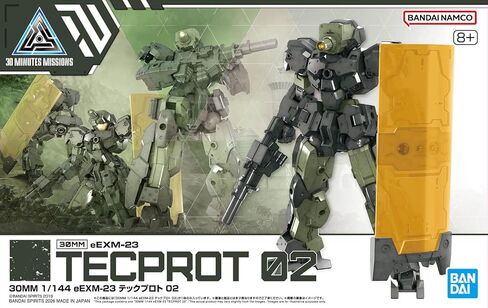 Bandai Hobby - 30 Minutes Missions - #76 eEXM-23 Tecprot 02, 30 MM HG 1/144 نموذج كيت in Kuwait