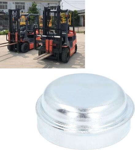 غطاء محور عجلة الرافعة الشوكية من سبائك الصلب غطاء العجلة الخلفية لموديلات Linde E16 E20 E25 E30 - حماية متينة، سهولة الصيانة، الاستخدام الصناعي والمستودعات in Kuwait