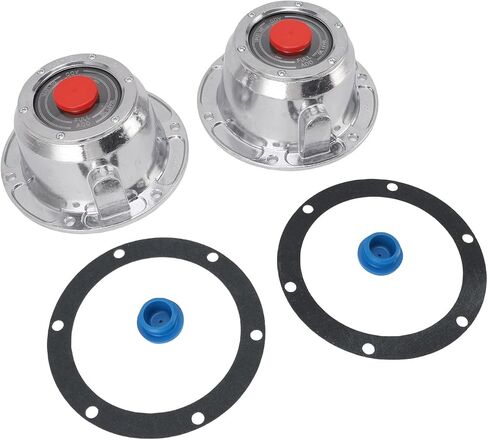 Drfeify 3434195 Trailer Hub Caps, Aluminum Alloy, Heavy Duty Hubcap Replacement, 6 Screw/Fastener Holes, for Compatible 3434195, 3434095 in Kuwait