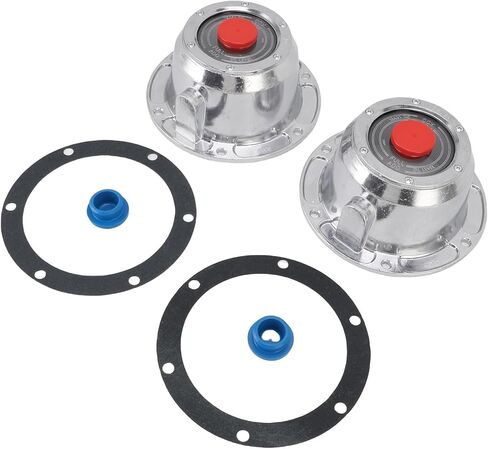 Drfeify 3434195 Trailer Hub Caps, Aluminum Alloy, Heavy Duty Hubcap Replacement, 6 Screw/Fastener Holes, for Compatible 3434195, 3434095 in Kuwait