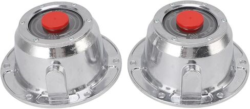 Drfeify 3434195 Trailer Hub Caps, Aluminum Alloy, Heavy Duty Hubcap Replacement, 6 Screw/Fastener Holes, for Compatible 3434195, 3434095 in Kuwait