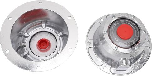 Trailer Hub Caps, Heavy Duty Aluminum Alloy with Gaskets, Hubcap Replacement for Trailers, RVs, Trucks, and Outdoor Transport Scenarios in Kuwait