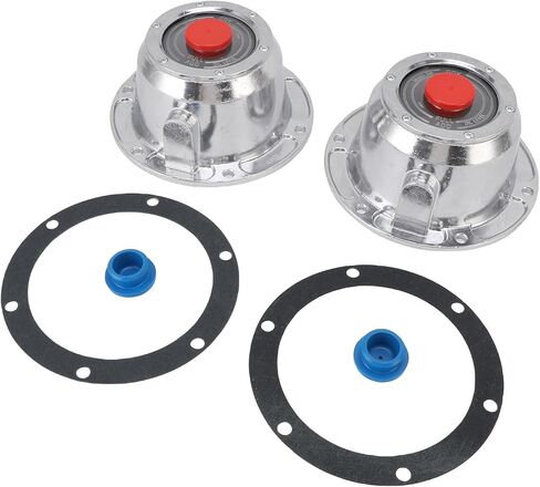 Trailer Hub Caps, Heavy Duty Aluminum Alloy with Gaskets, Hubcap Replacement for Trailers, RVs, Trucks, and Outdoor Transport Scenarios in Kuwait