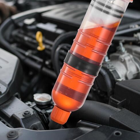 مستخرج السوائل VEVOR 1500CC، مستخرج مضخة السوائل اليدوية للسيارات، حقنة زيت مع خرطوم طويل وأنابيب تمديد سهلة تغيير الزيت، مضخة شفط لجزازات العشب والسيارات والسفن وعربات الجولف والدراجات النارية in Kuwait
