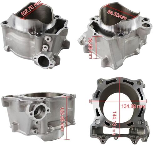 مجموعة حشيات نهاية مكبس الأسطوانة 95 مم 2S2-11311-11-00 متوافقة مع YFZ450R 2009-2011 YFZ450X 2010-11 YZ450F 2006-11 WR450F in Kuwait