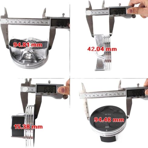 مجموعة حشيات نهاية مكبس الأسطوانة 95 مم 2S2-11311-11-00 متوافقة مع YFZ450R 2009-2011 YFZ450X 2010-11 YZ450F 2006-11 WR450F in Kuwait