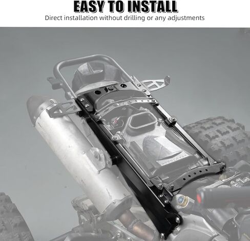 إطار فرعي خلفي من NICECNC، أسود Q235 من الفولاذ الكربوني متوافق مع Yamaha YFZ450R 2009-2024، YFZ450X 2010 2011، بديل لـ 18P-21190-09-00 in Kuwait