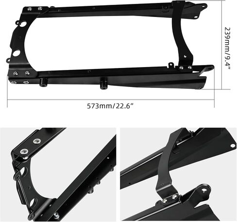 إطار فرعي خلفي من NICECNC، أسود Q235 من الفولاذ الكربوني متوافق مع Yamaha YFZ450R 2009-2024، YFZ450X 2010 2011، بديل لـ 18P-21190-09-00 in Kuwait
