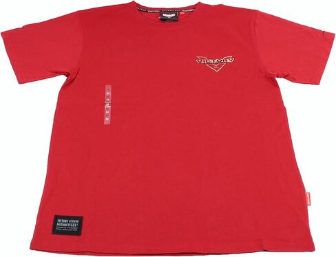 Victory Motorcycles New OEM Men's Red Short Sleeve King Tee-Shirt, Med, 286517803 in Kuwait