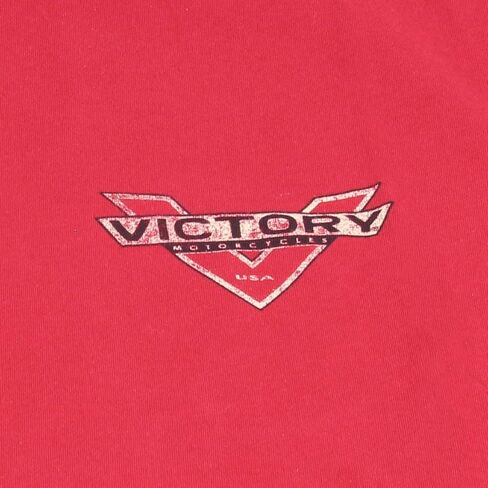 Victory Motorcycles New OEM Men's Red Short Sleeve King Tee-Shirt, Med, 286517803 in Kuwait