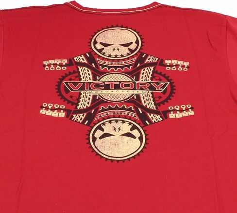Victory Motorcycles New OEM Men's Red Short Sleeve King Tee-Shirt, Med, 286517803 in Kuwait