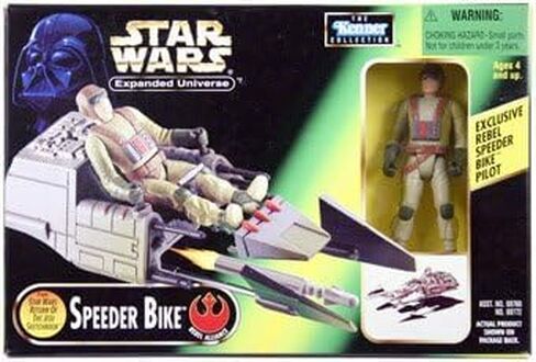 STAR WARS POTF2 Power of the Force Expanded Universe Speeder Bike with Exlcusive Pilot Action Figure ROTJ [parallel import goods] in Kuwait