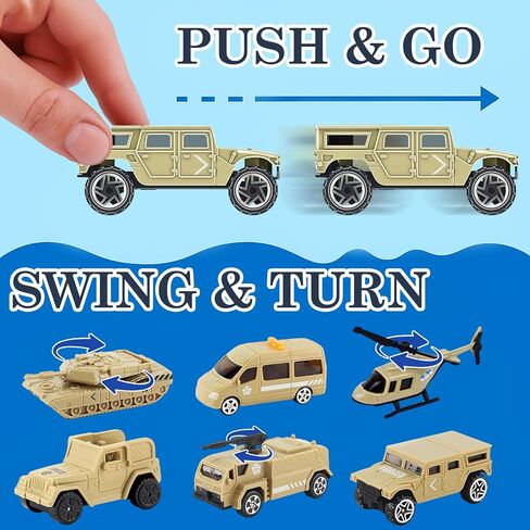 مجموعة حقيبة الظهر Army Toys مع حزام قابل للتعديل، لعبة مركز القيادة التكتيكية 2 في 1 القابلة للتشوه مع مسارات المركبات ورافعة دوارة، مجموعة لعب قاعدة عسكرية محمولة، هدية للأولاد من سن 3 سنوات فما فوق in Kuwait