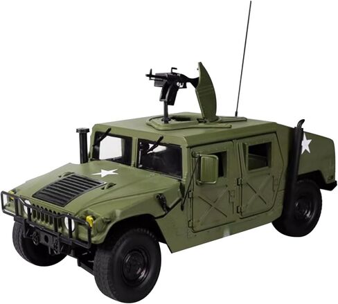 1/18 مقياس Hmmwv ساحة المعركة نموذج مركبة مقاتلة نموذج عسكري ديكاست نموذج دبابة للتجميع in Kuwait