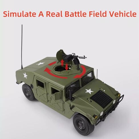 1/18 مقياس Hmmwv ساحة المعركة نموذج مركبة مقاتلة نموذج عسكري ديكاست نموذج دبابة للتجميع in Kuwait