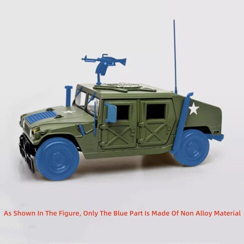 1/18 مقياس Hmmwv ساحة المعركة نموذج مركبة مقاتلة نموذج عسكري ديكاست نموذج دبابة للتجميع in Kuwait