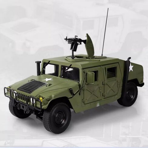 1/18 مقياس Hmmwv ساحة المعركة نموذج مركبة مقاتلة نموذج عسكري ديكاست نموذج دبابة للتجميع in Kuwait