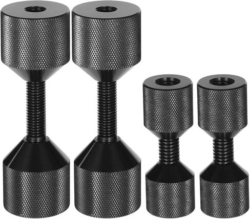 4 قطع 1-1/8 و1-5/8 بوصة دبابيس محاذاة الحافة مع فتحتين، سبائك الألومنيوم 6061، متوافقة مع تركيب الأنابيب ذات الفتحة المزدوجة القابلة للفصل لشفرات فئة 150/300 in Kuwait