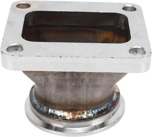 SIXRUN 2.5in V Band Flange Converter، الفولاذ المقاوم للصدأ Universal T4 Turbo SS V Band، مع أقصى قدر من القوة والمتانة، لجميع السيارات والشاحنات in Kuwait