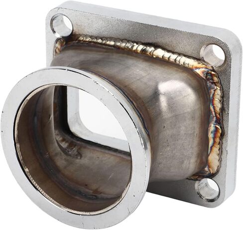SIXRUN 2.5in V Band Flange Converter، الفولاذ المقاوم للصدأ Universal T4 Turbo SS V Band، مع أقصى قدر من القوة والمتانة، لجميع السيارات والشاحنات in Kuwait