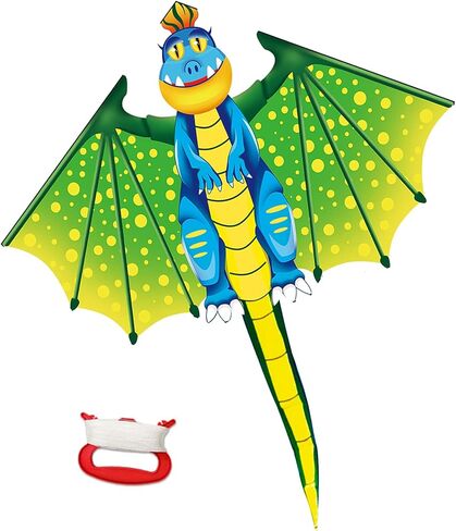 طائرة ورقية YongnKids للأطفال الذين تتراوح أعمارهم بين 4-8 و8-12 عامًا، طائرات ورقية كبيرة للأولاد والبالغين سهلة الطيران والتجميع، مع سلسلة بطول 328 قدمًا، مثالية لرحلات الشاطئ والأنشطة العائلية والألعاب الخارجية in Kuwait