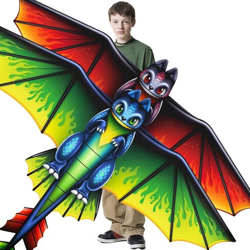 YongnKids Kite for Kids Age 4-8 8-12, Large Kites for Boys Adults Easy to Fly & Assemble, with 328ft String,Perfect for Beach Trip Park Family Activities Outdoor Games in Saudi Arabia