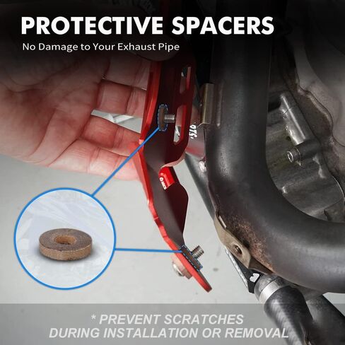 NICECNC Heat Shield Guard Protector Compatible with Yamaha YFZ450R 2009 2010 2011 2012 2013 2014 2015-2023, YFZ450RSE 2018 2019 2020 2021 2022 2023, YFZ450X 2010 2011 Red in Kuwait