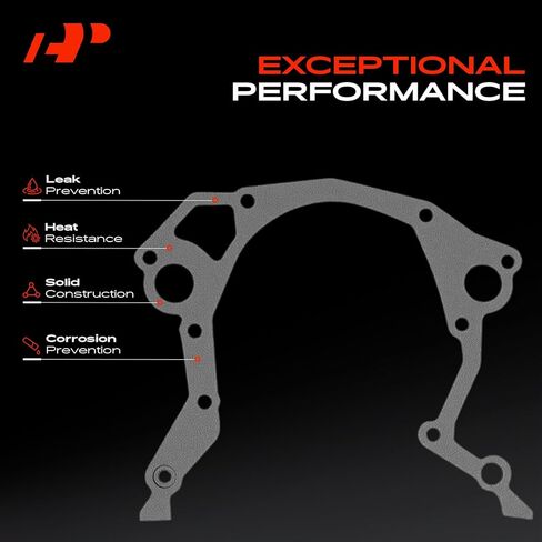 A-Premium Engine Timing Cover Gasket Set Compatible with Ford & Lincoln & Mercury & Laforza & De Tomaso - Explorer, F-100, F-150, F-250 HD, F-350, Mustang, E-100 E-150 E-250 E-350 Econoline Club Wagon in Kuwait